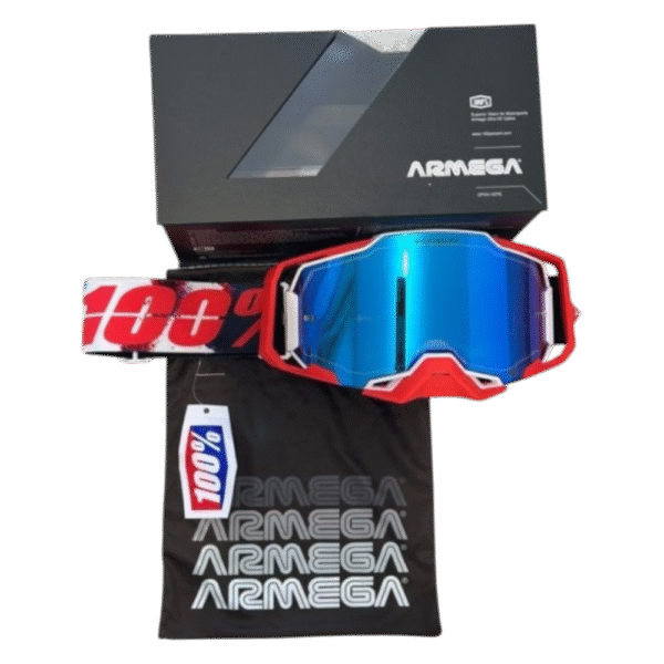 ÓCULOS 100% ARMEGA MORPHO HIPER X RED/WHT/BLU - Image 5