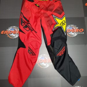 CALÇA FLY RACING MX KINETIC ROCKSTAR ENERGY EDT BLK/RED