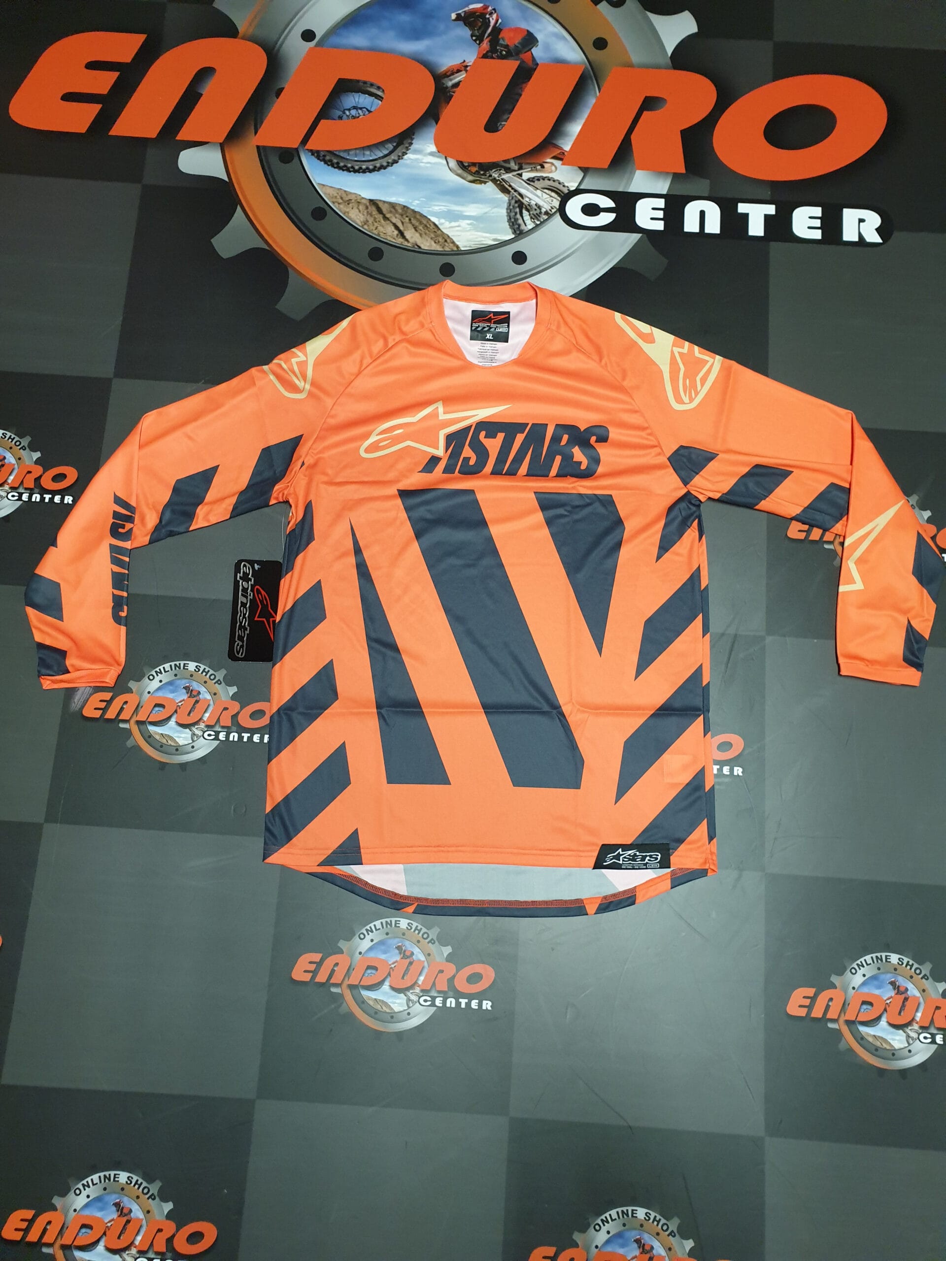 CAMISOLA ALPINESTARS RACER BRAAP ORG/DKGRY 2 CAMISOLA ALPINESTARS RACER BRAAP ORG/DKGRY - Image 2