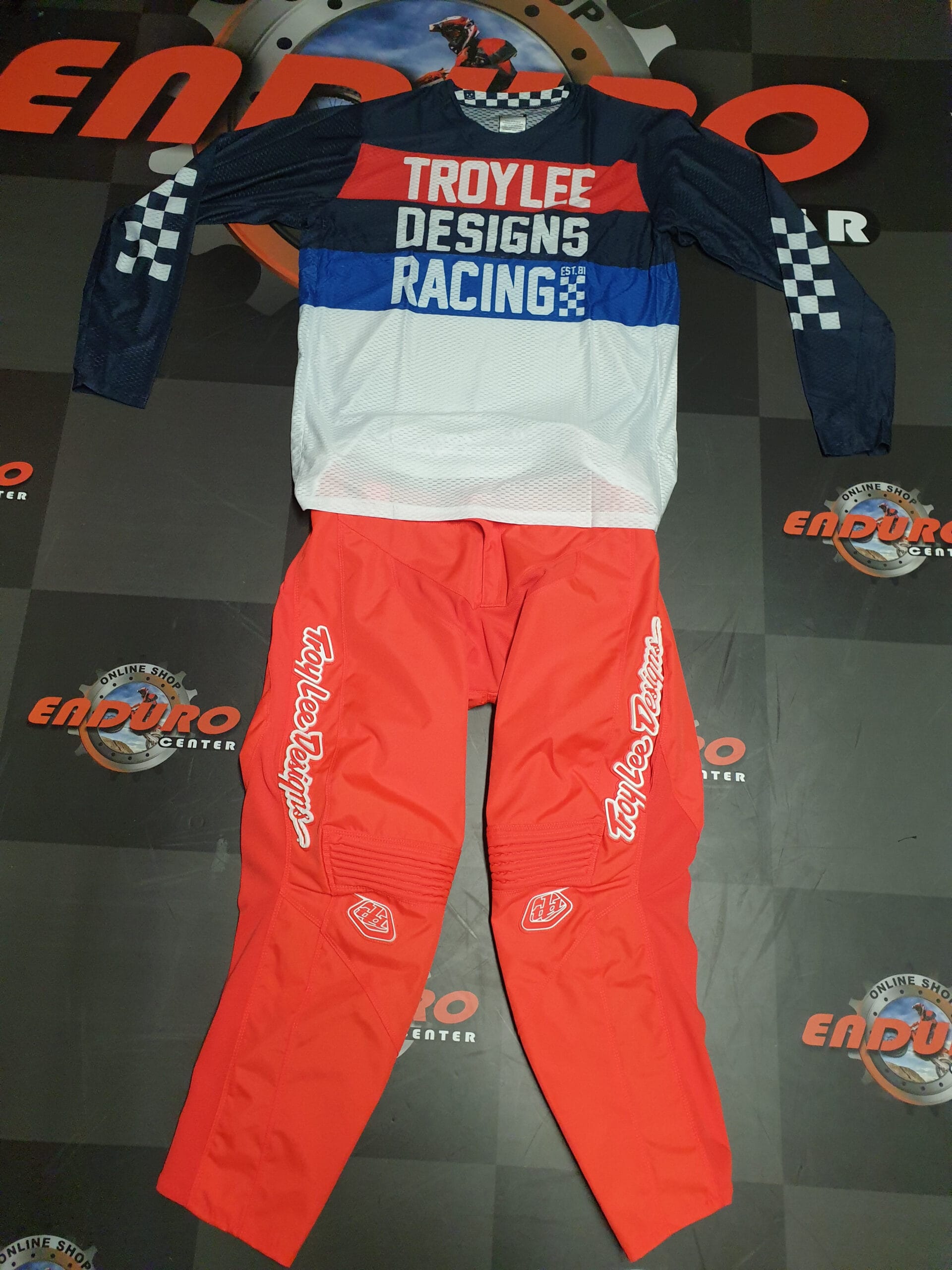 FATO TROY LEE DESIGNS GP MONO AIR CONTINENTAL ORGFLU/DKBLU/WHT 2 FATO TROY LEE DESIGNS GP MONO AIR CONTINENTAL ORGFLU/DKBLU/WHT - Image 2