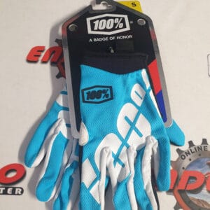 LUVAS 100% ITRACK BLU/WHT