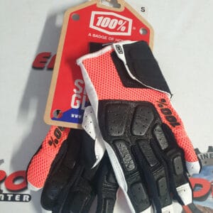 LUVAS 100% SIMI ENDURO BLK/ORG/WHT