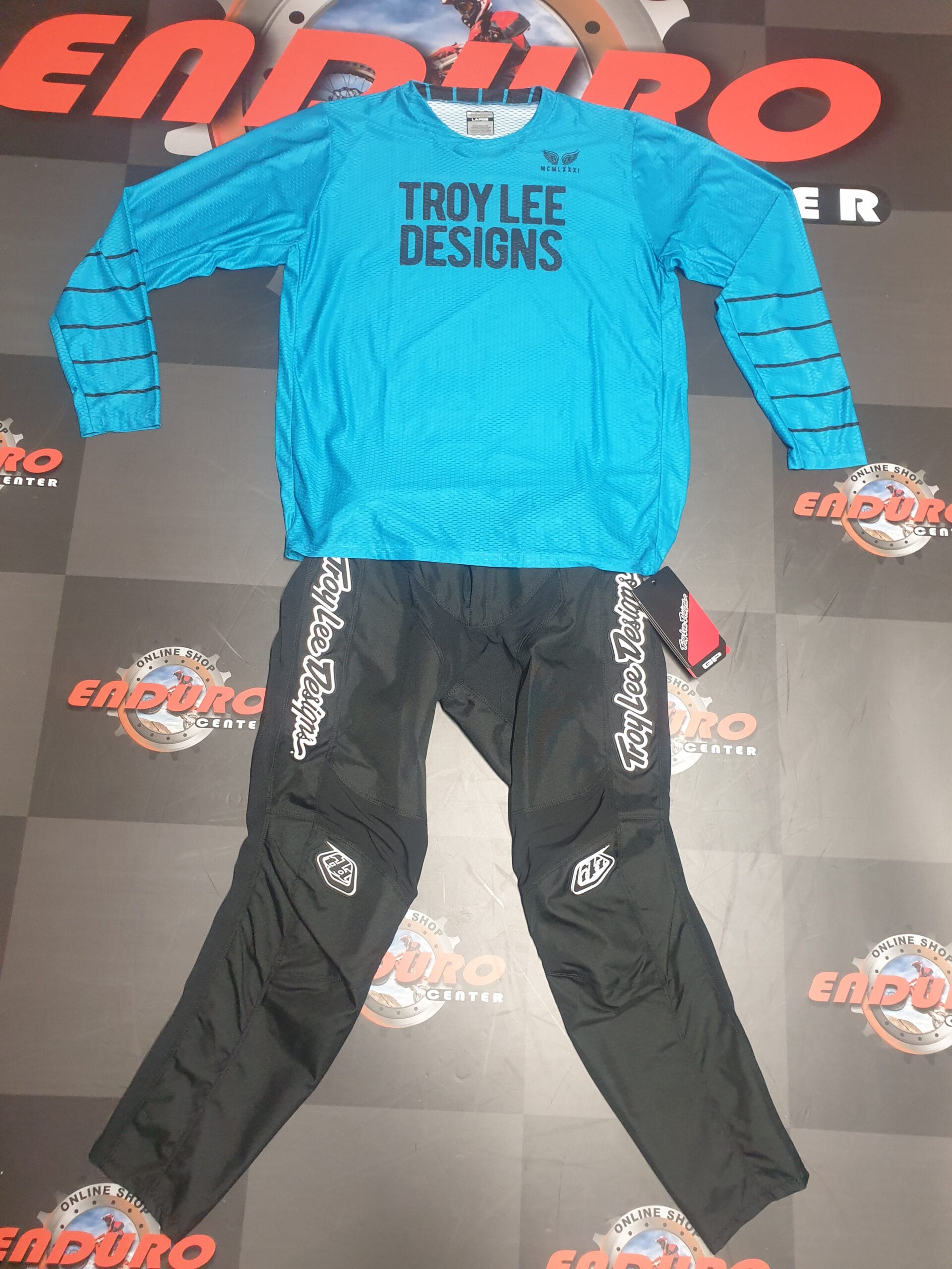 FATO TROY LEE DESIGNS GP AIR MONO PINSTRIPE BLK/BLU 2 FATO TROY LEE DESIGNS GP AIR MONO PINSTRIPE BLK/BLU - Image 2