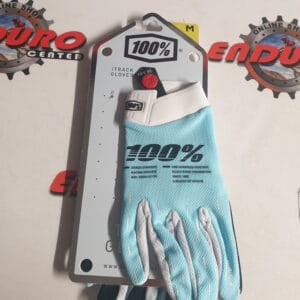 LUVAS 100% ITRACK AQUA LTBLU/WHT