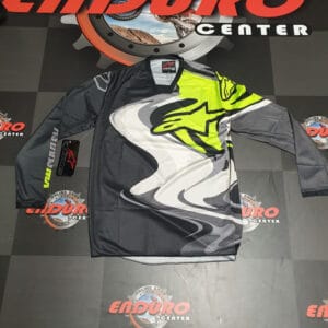 CAMISOLA ALPINESTARS RACER FLAGSHIP DKGRY/WHT/YLWFLU