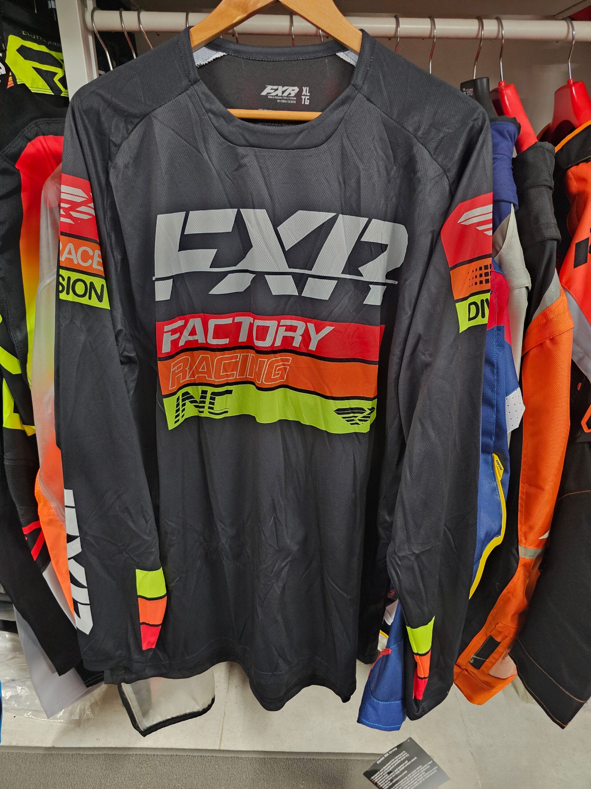 CAMISOLA FXR CLUTCH RACE BLK/MULTI 3 CAMISOLA FXR CLUTCH RACE BLK/MULTI - Image 3