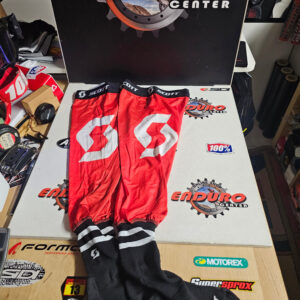 MEIAS COMPRIDAS SCOTT KNEE BRACE HIGH RED/WHT