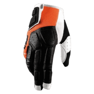 LUVAS 100% SIMI ENDURO BLK/ORG/WHT