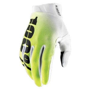 LUVAS 100% RIDEFIT KORP YLWFLU/WHT