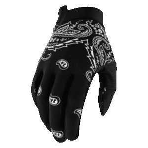 LUVAS 100% ITRACK BANDANA BLK/WHT