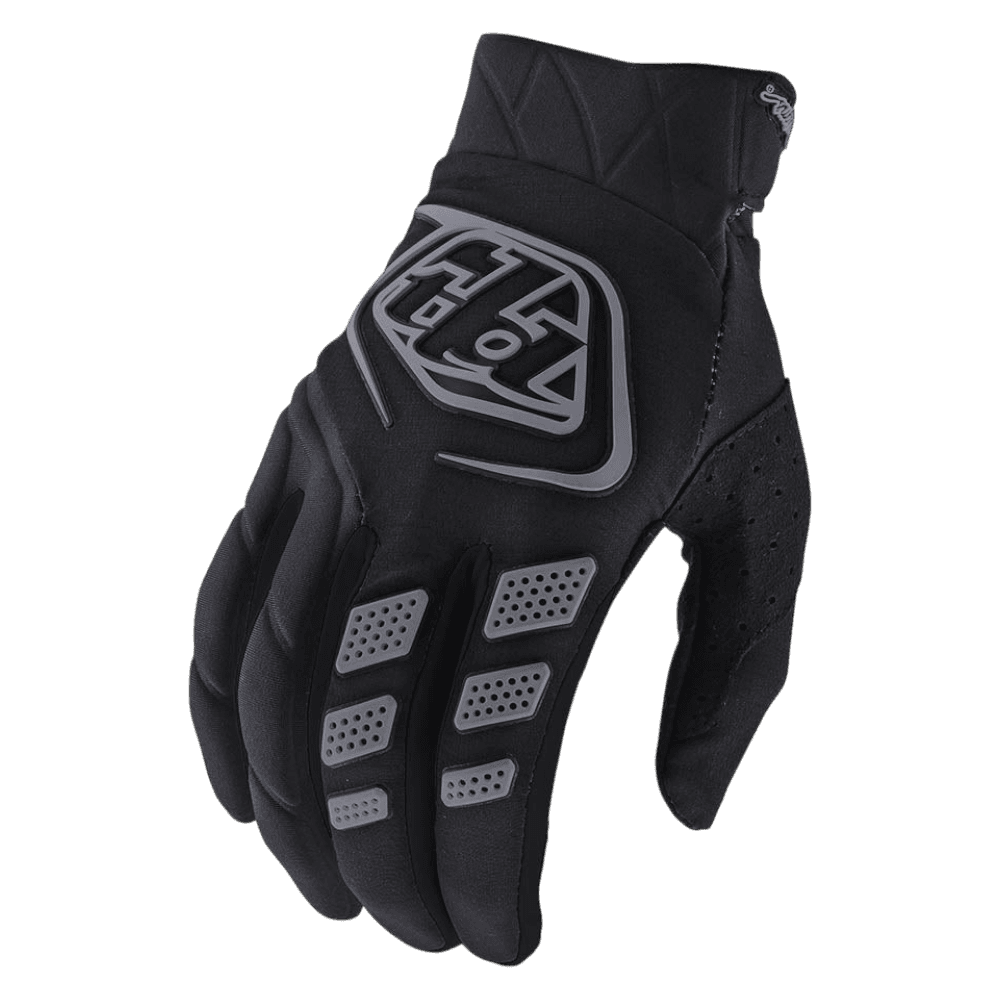 LUVAS TROY LEE DESIGNS REVOX BLK/GRY 1 LUVAS TROY LEE DESIGNS REVOX BLK/GRY