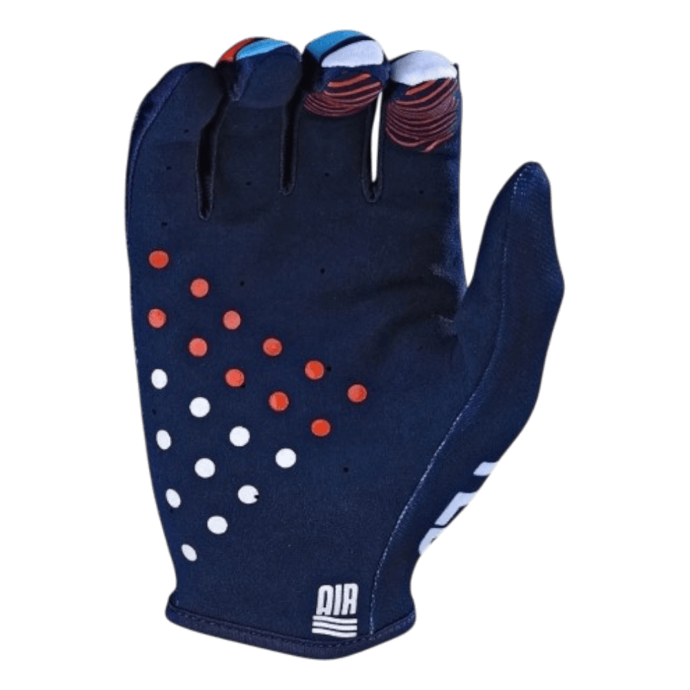 LUVAS TROY LEE DESIGNS AIR SECA DKBLU/ORG/LTBLU 4 LUVAS TROY LEE DESIGNS AIR SECA DKBLU/ORG/LTBLU - Image 4
