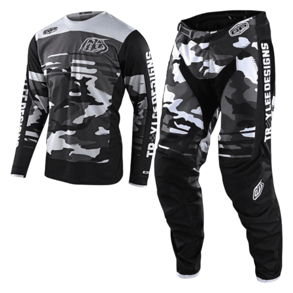 FATO TROY LEE DESIGNS GP FORMULA CAMO BLK/GRY/WHT 1 FATO TROY LEE DESIGNS GP FORMULA CAMO BLK/GRY/WHT