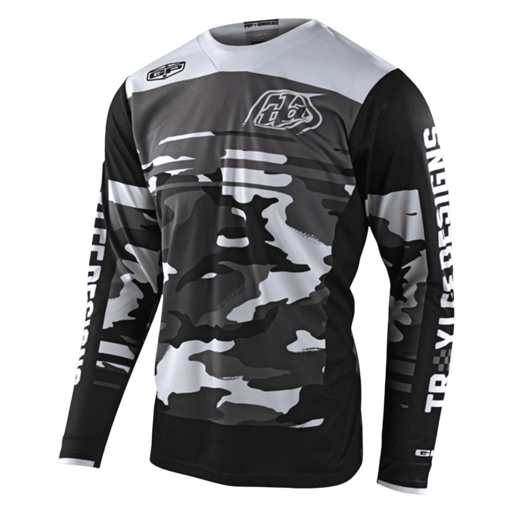FATO TROY LEE DESIGNS GP FORMULA CAMO BLK/GRY/WHT 4 FATO TROY LEE DESIGNS GP FORMULA CAMO BLK/GRY/WHT - Image 4