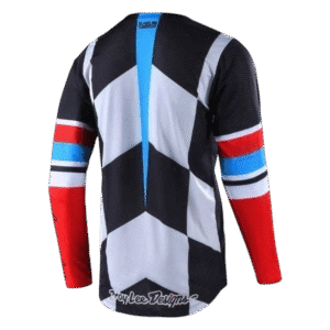 CAMISOLA TROY LEE DESIGNS GP AIR WARPED BLK/RED/BLU