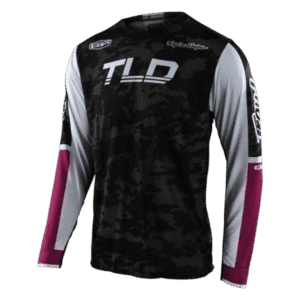 CAMISOLA TROY LEE DESIGNS GP AIR VELOCE BLK/WHT/YLWFLU/FSH