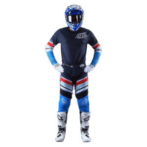FATO TROY LEE DESIGNS GP AIR WARPED BLK/BLU/RED/WHT