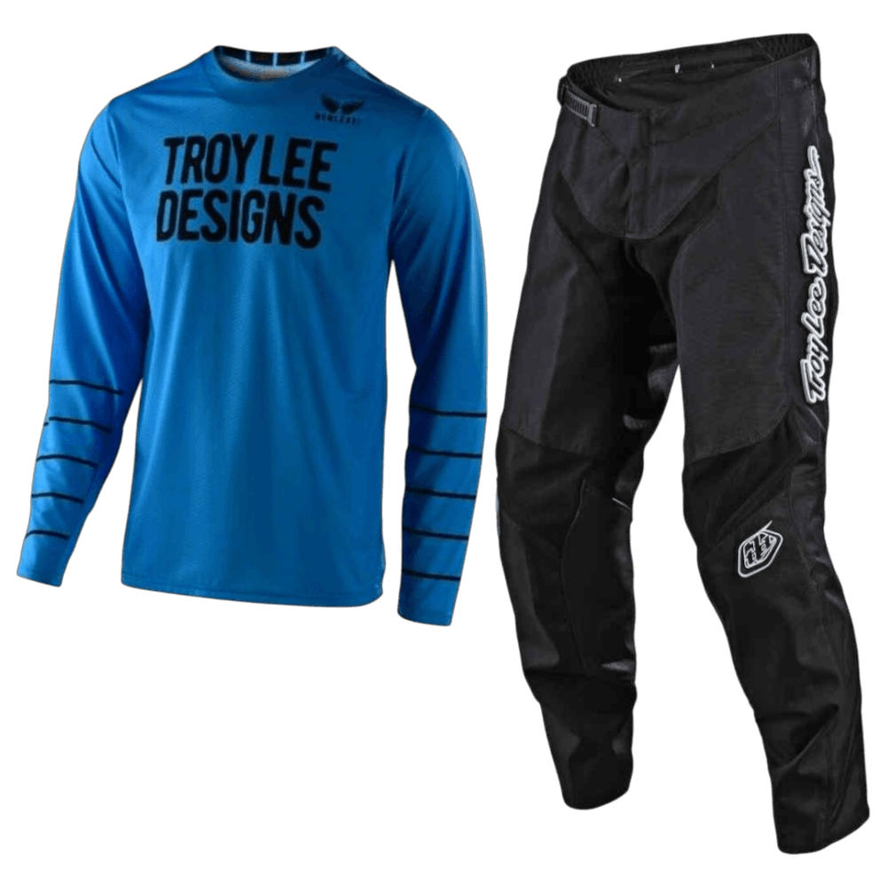 FATO TROY LEE DESIGNS GP AIR MONO PINSTRIPE BLK/BLU 1 FATO TROY LEE DESIGNS GP AIR MONO PINSTRIPE BLK/BLU