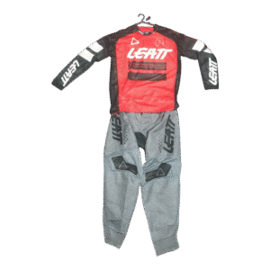 FATO LEATT MX GPX 4.5 LITE BRUSHED X-FLOW GRY/RED/BLK