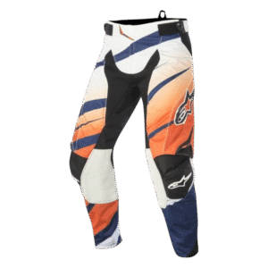 CALÇA ALPINESTARS TECHSTAR VENOM ORG/WHT/DKBLU/BLK