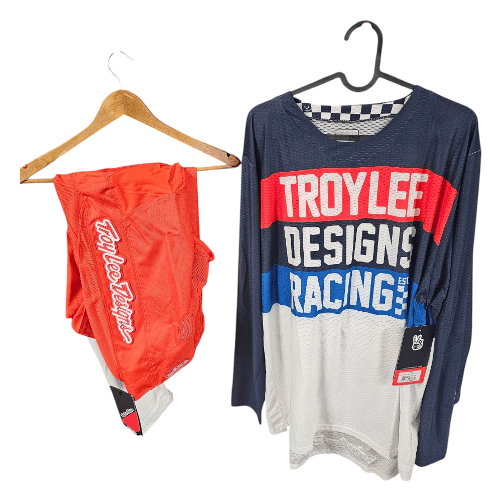 FATO TROY LEE DESIGNS GP MONO AIR CONTINENTAL ORGFLU/DKBLU/WHT 10 FATO TROY LEE DESIGNS GP MONO AIR CONTINENTAL ORGFLU/DKBLU/WHT - Image 10