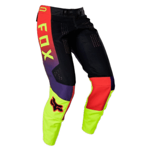CALÇA FOX 360 VOKE BLK/YLWFLU/REDFLU