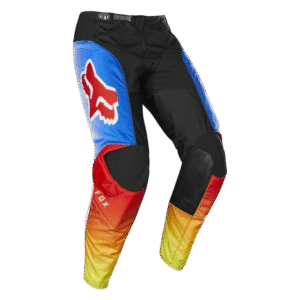 CALÇA FOX 180 FYCE MULTICOLOR BLK/BLU/YLW