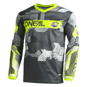 CAMISOLA ONEAL ELEMENT CAMO V.22 GRY/YLWFLU