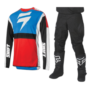 FATO SHIFT WHITE BLACK LABEL BLAK RACE BLK/BLU/RED