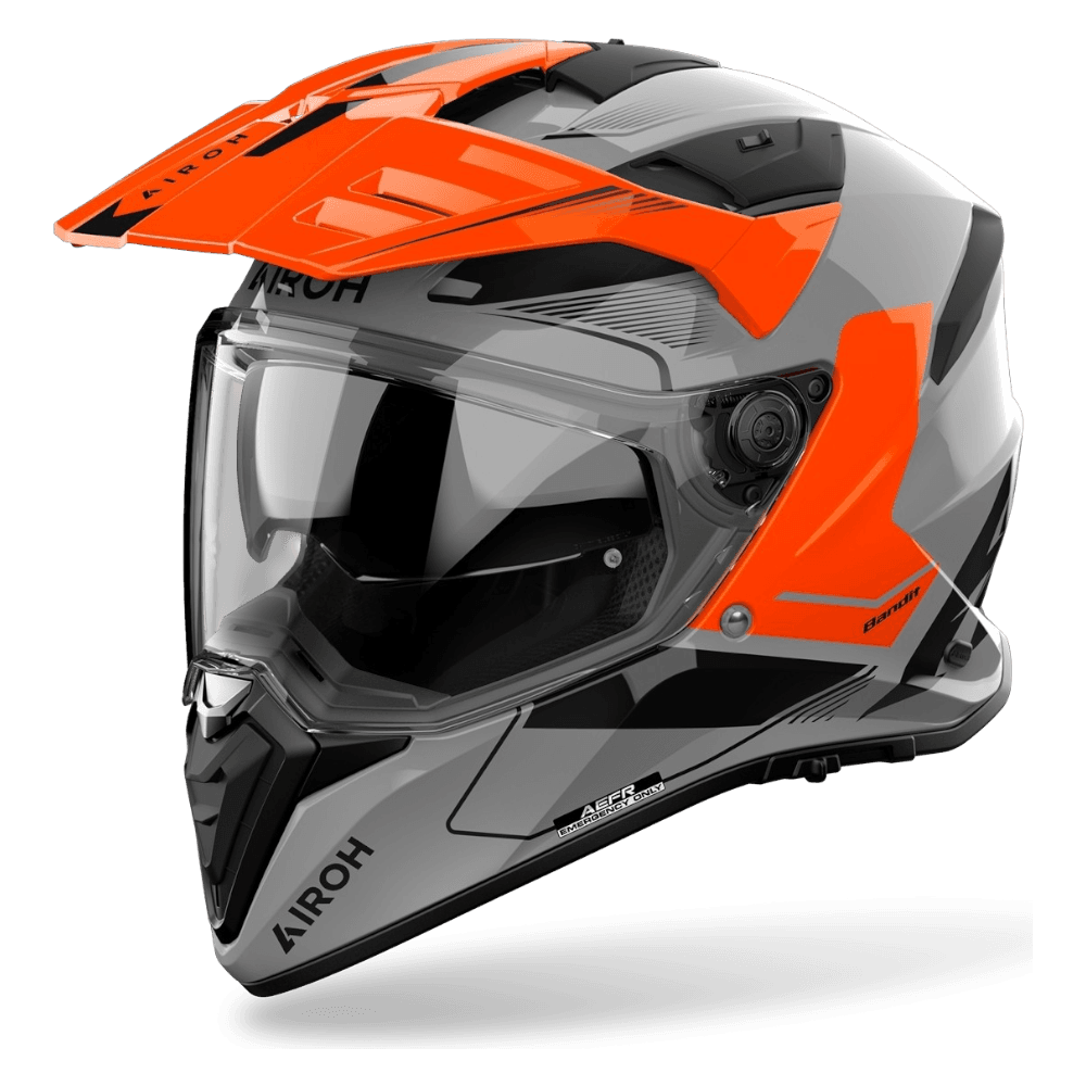 CAPACETE AIROH BANDIT TUNE ORG/GRY/BLK GLOSS 1 CAPACETE AIROH BANDIT TUNE ORG/GRY/BLK GLOSS