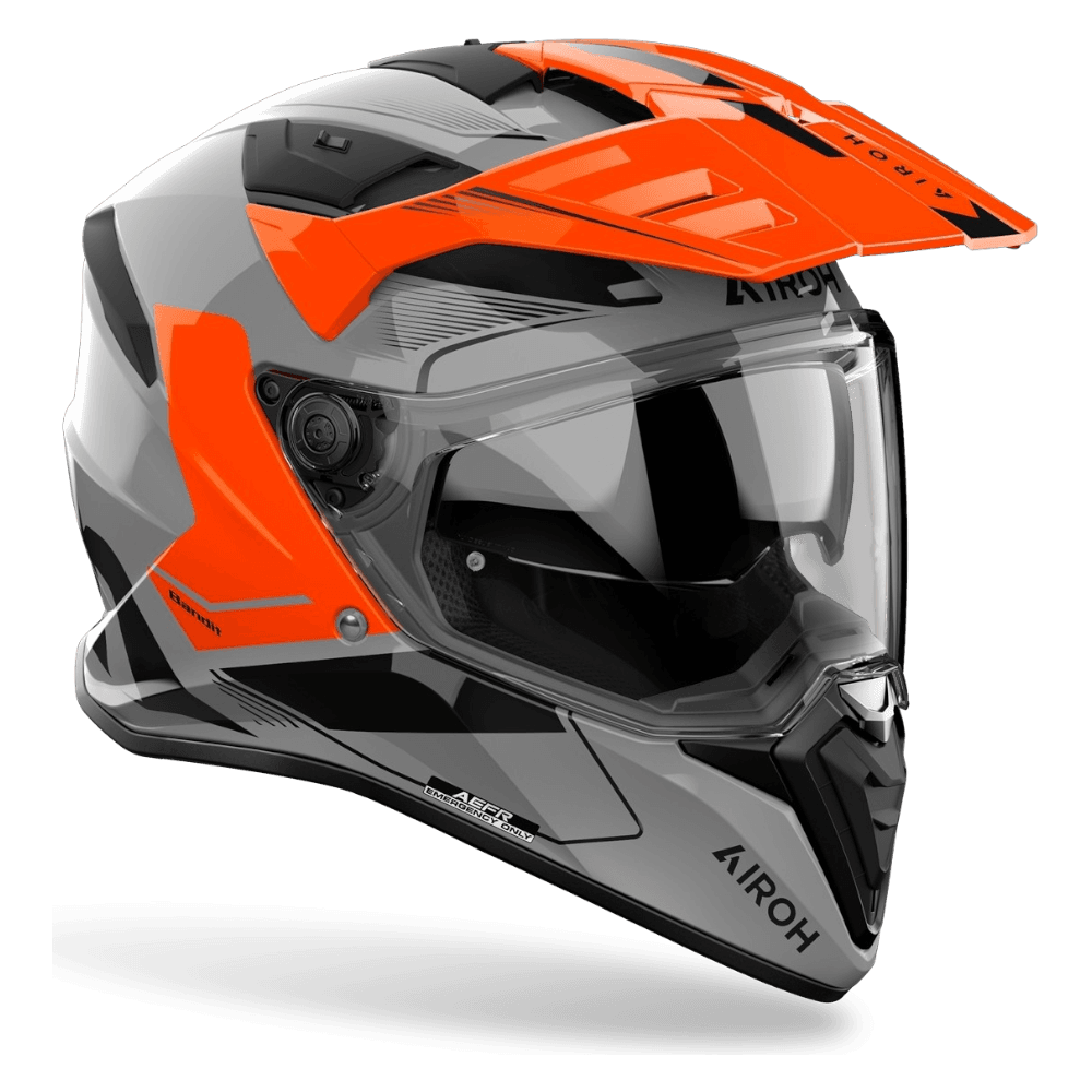 CAPACETE AIROH BANDIT TUNE ORG/GRY/BLK GLOSS 2 CAPACETE AIROH BANDIT TUNE ORG/GRY/BLK GLOSS - Image 2