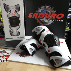 JOELHEIRAS ALPINESTARS FLUID PRO ORTOPÉDICAS WHT/BLK