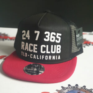 BONÉ TROY LEE DESIGNS RACE CLUB SNAPBACK OSFA BLK/RED/WHT