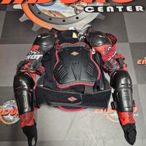 COLETE INTEGRAL SHOT PROTECTOR BLK/RED