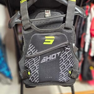 COLETE PEITORAL SHOT FLEX BLK/YLWFLU