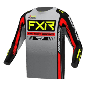 CAMISOLA FXR CLUTCH PRO MX BLK/GRY/REDFLU/YLWFLU