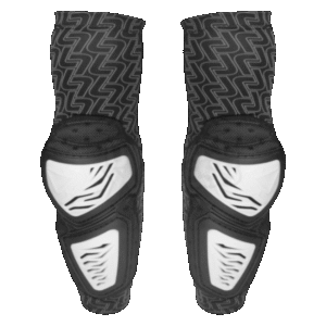 COTOVELEIRAS LEATT COUNTOUR BLK/WHT