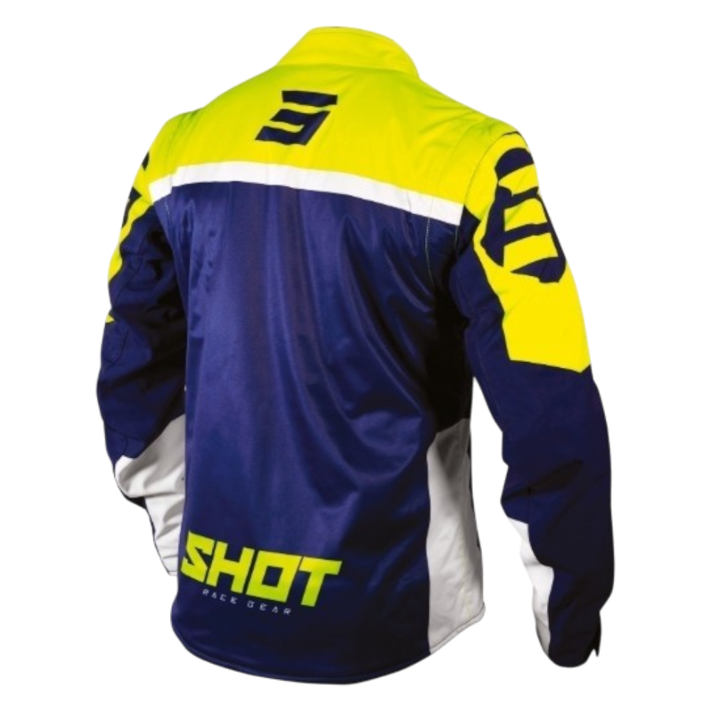 CASACO SHOT SOFTSHELL WARMER LITE 2.0 DKBLU/YLWFLU/WHT 2 CASACO SHOT SOFTSHELL WARMER LITE 2.0 DKBLU/YLWFLU/WHT - Image 2