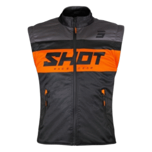 COLETE SHOT SOFTSHELL BODY WARMER LITE 3.0 GRY/BLK/ORGFLU