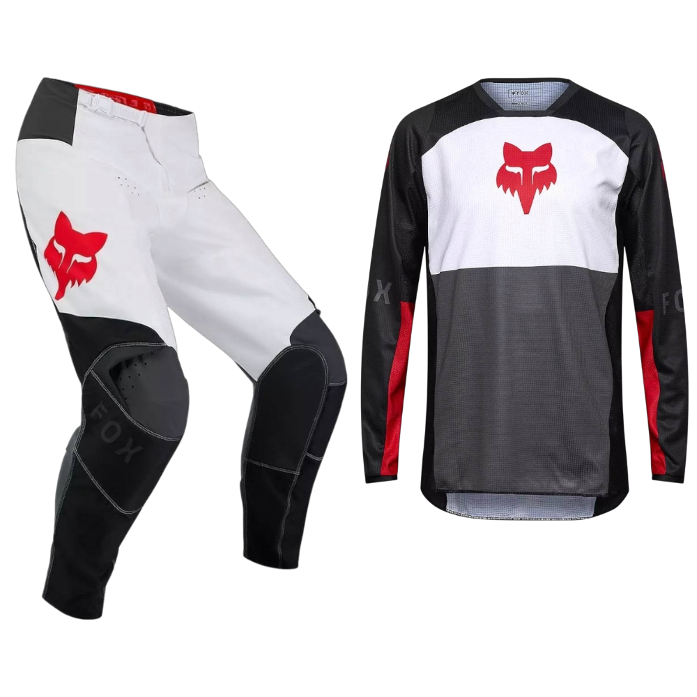 FATO FOX 180 FLOW WHT/RED/BLK 1 FATO FOX 180 FLOW WHT/RED/BLK