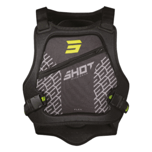 COLETE PEITORAL SHOT FLEX BLK/YLWFLU