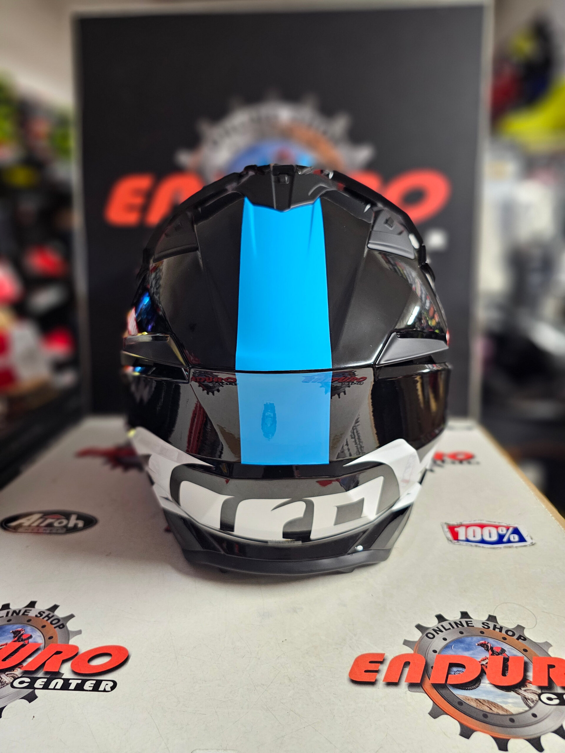 CAPACETE AIROH BANDIT TUNE BLU/RED/BLK 7 CAPACETE AIROH BANDIT TUNE BLU/RED/BLK - Image 7