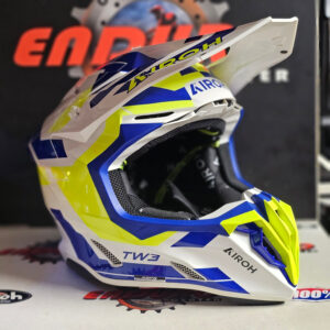 CAPACETE AIROH TWIST 3 DYNASTY BLU/YLWFLU/WHT