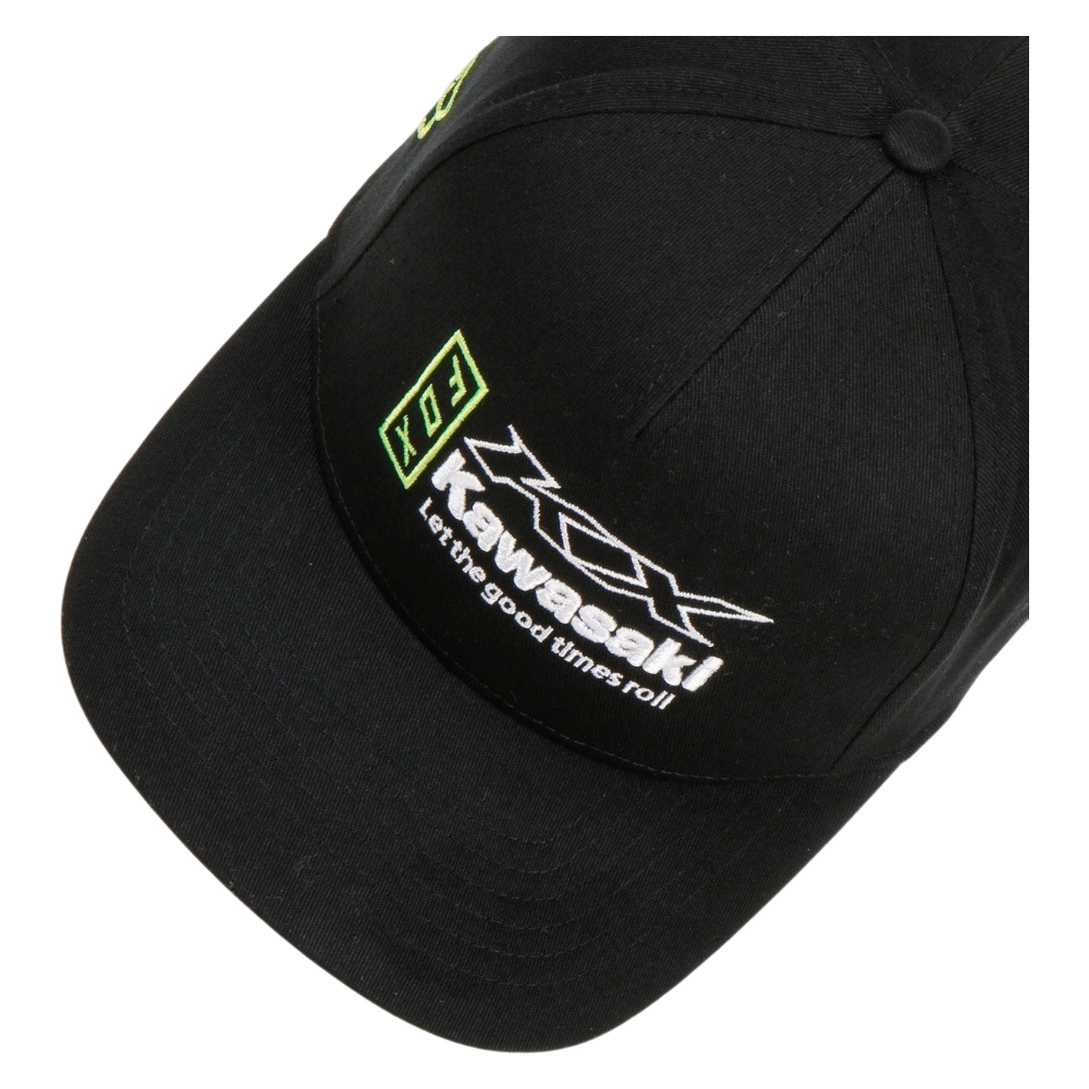 BONÉ FOX FLEXFIT KAWASAKI SQUARE BLK/GRN 7 BONÉ FOX FLEXFIT KAWASAKI SQUARE BLK/GRN - Image 7