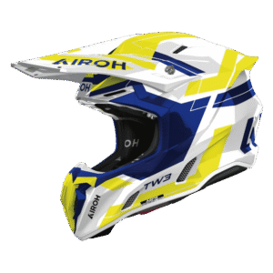 CAPACETE AIROH TWIST 3 DYNASTY BLU/YLWFLU/WHT