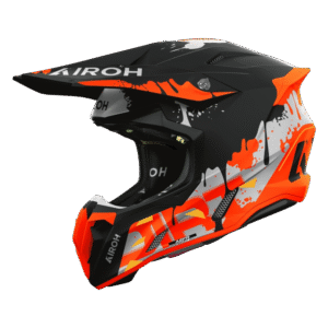 CAPACETE AIROH TWIST 3 DIRT BLK/ORGFLU/WHT