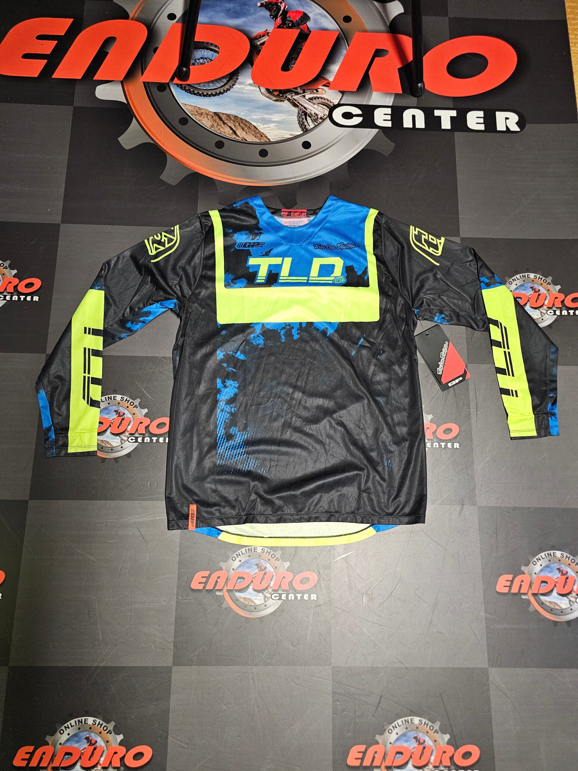 CAMISOLA TROY LEE DESIGNS GP ASTRO BLK/YLWFLU/BLU 2 CAMISOLA TROY LEE DESIGNS GP ASTRO BLK/YLWFLU/BLU - Image 2