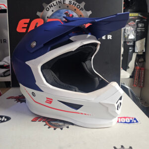 CAPACETE SHOT FURIOUS RAW 3.0 BLU/WHT/RED