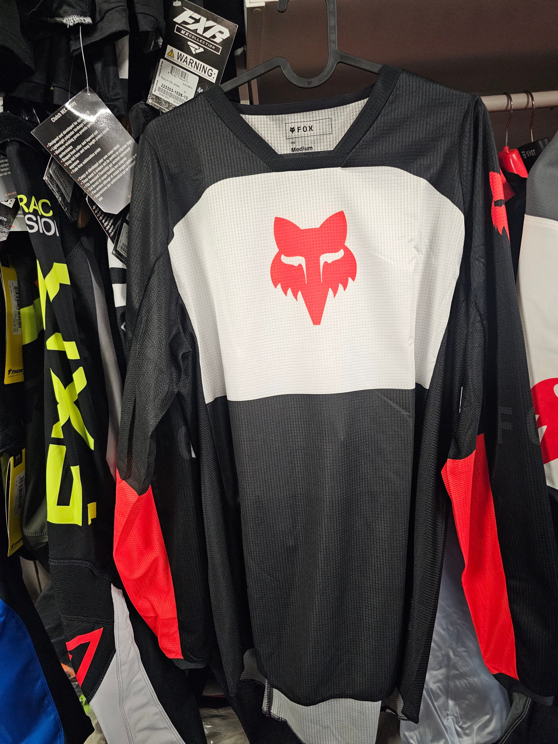FATO FOX 180 FLOW WHT/RED/BLK 10 FATO FOX 180 FLOW WHT/RED/BLK - Image 10