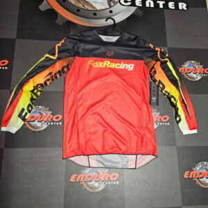 CAMISOLA FOX 180 STATK BLK/REDFLU/YLWFLU